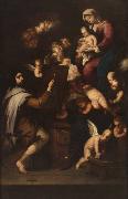 Luca Giordano San Lucas pintando a la Virgen oil painting reproduction